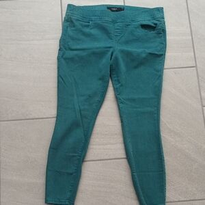Torrid Pull On Denim Jeans Turquoise Size 1R